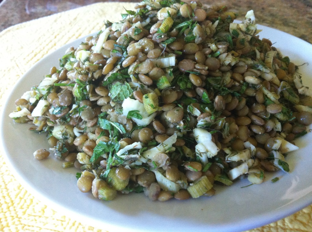 Lentils with Fennel and Mint