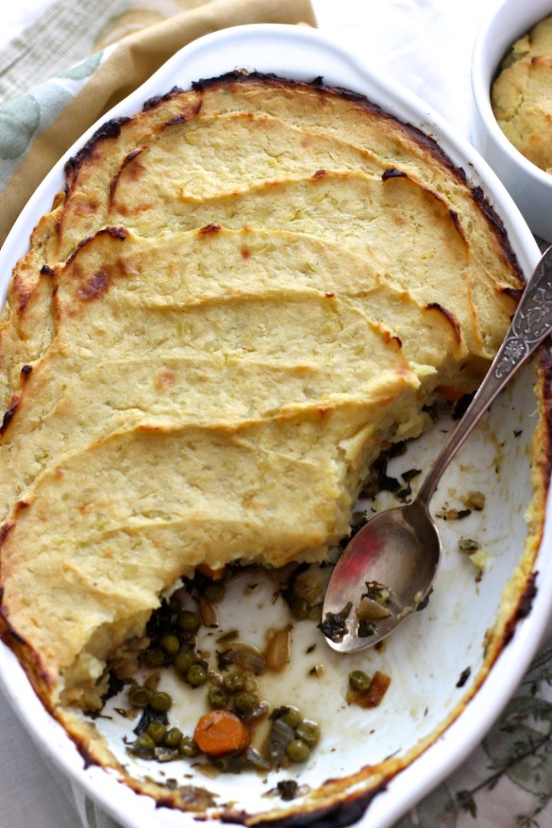 Hearty (Meat-Free) Shepherd’s Pie for St Paddy’s Day {gluten free, dairy free, soy free, vegan}