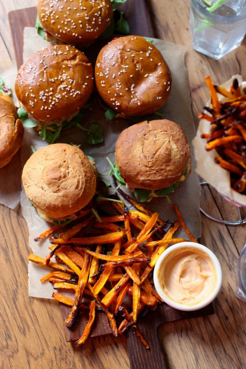 Turkey Burgers and Carrot Fries + A Giveaway!