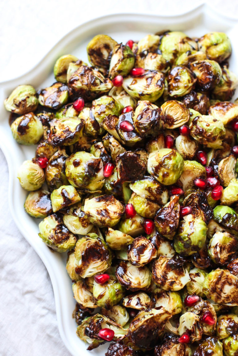 Balsamic Roasted Brussels Sprouts (gluten free, dairy free, nut free ...